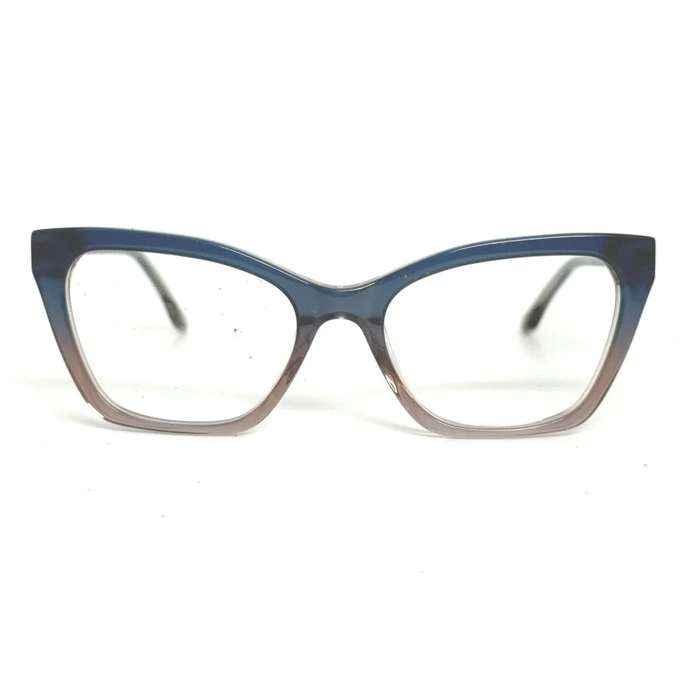 BCBGMAXAZRIA Cat‎ Eye Eyeglasses Blue Fade Gradient 48 16 130 21296
